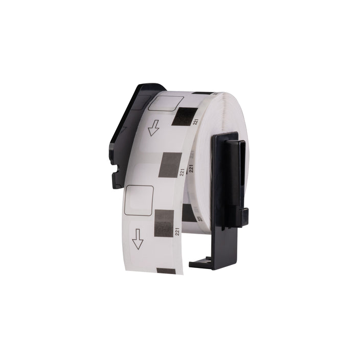 Étiquettes compatibles Brother DK-11226, 52 mm x 29 mm, rouleau de 1 000 étiquettes, porte-étiquette Brother inclus, permanentes