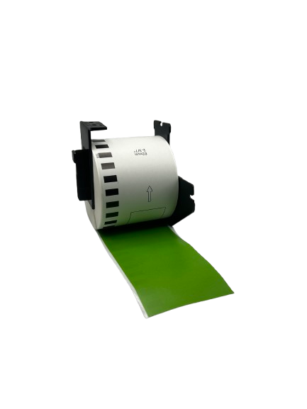 Étiquettes compatibles Brother DK-22205, 62 mm x 30,48 m, avec support Brother, permanentes