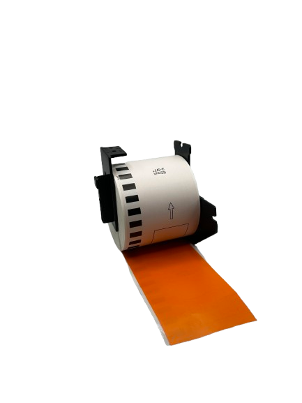 Étiquettes compatibles Brother DK-22205, 62 mm x 30,48 m, avec support Brother, permanentes