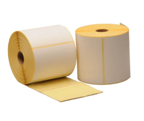 Étiquettes thermiques 60 mm x 49 mm, 900 étiquettes par rouleau, mandrin 45 mm, blanches, adhésives thermiques permanentes écologiques