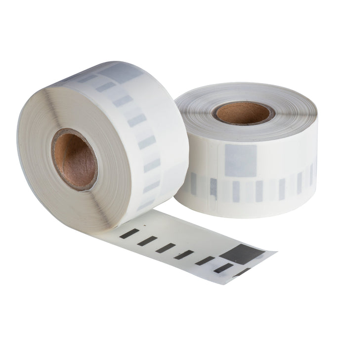 Étiqueteuse compatible Dymo 99013 / S0722410 550 étiquettes, 36 mm x 89 mm, 260 étiquettes par rouleau, transparente, permanente