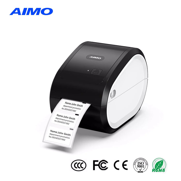 Pack de démarrage Aimo : Aimo LabelWriter 650 avec 10 rouleaux d’étiquettes compatibles Dymo 99012