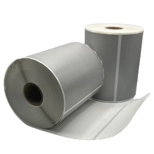 Étiquettes d'expédition Argent, 102 mm x 150 mm, 280 étiquettes par rouleau, noyau 25 mm, Thermal ECO, permanentes