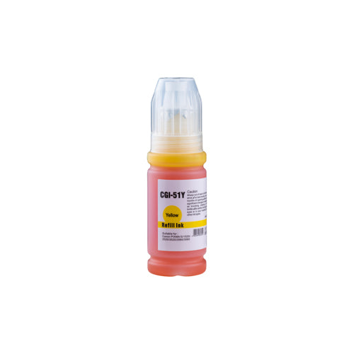 CANON GI-51 - Cartouche compatible 70ml Jaune