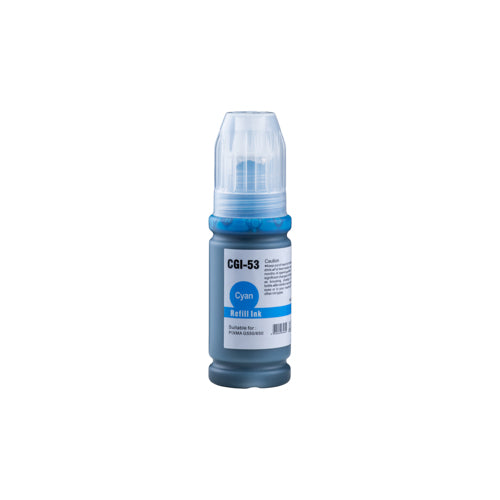 CANON GI-53 - Cartouche compatible 70ml Cyan