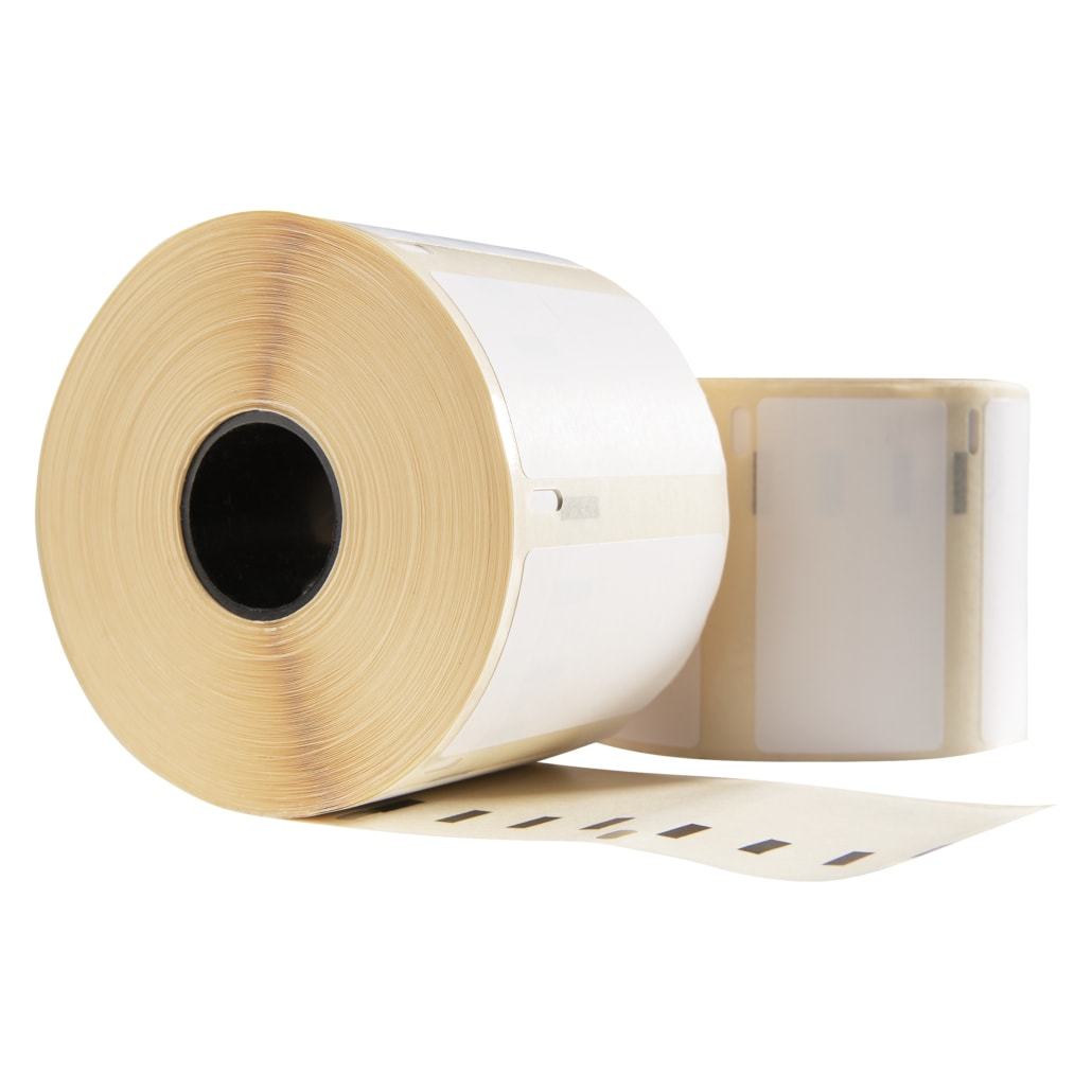 Étiquettes compatibles Dymo 11354 / S0722540, 57 mm x 32 mm, 1000 étiquettes par rouleau, blanches, permanentes